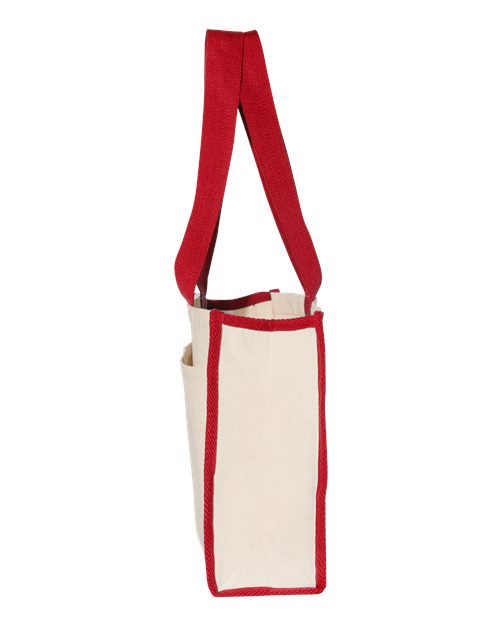 14L Tote with Contrast-Color Handles | USA Decoration