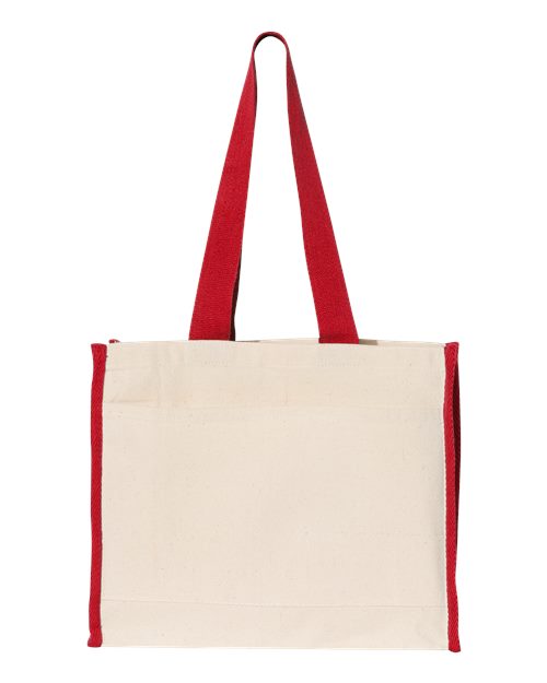 14L Tote with Contrast-Color Handles | USA Decoration