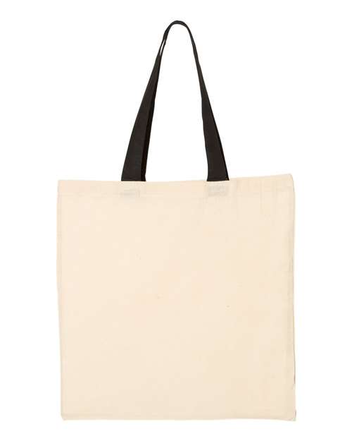 Economical Tote with Contrast-Color Handles | USA Decoration