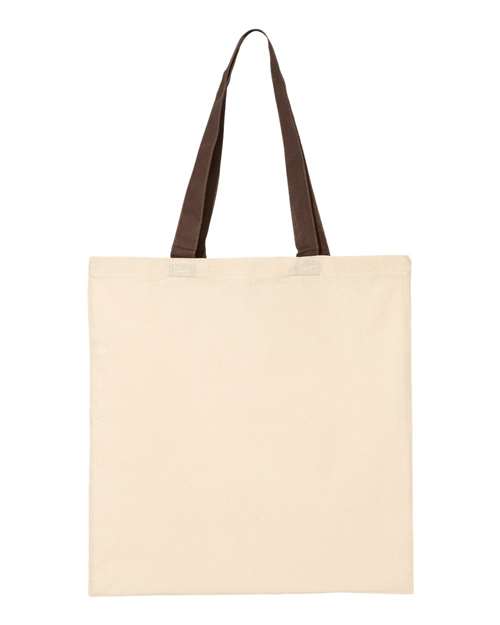 Economical Tote with Contrast-Color Handles | USA Decoration
