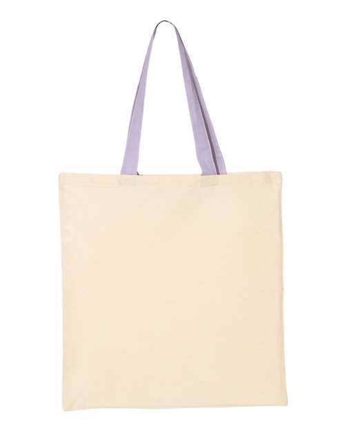 Economical Tote with Contrast-Color Handles | USA Decoration
