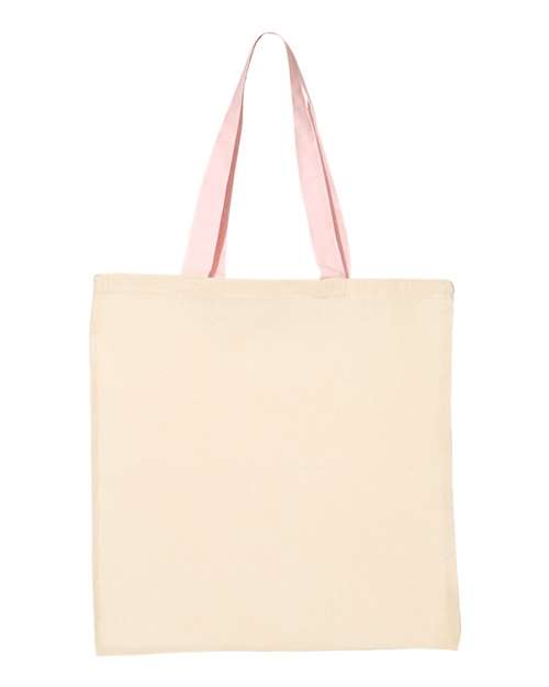 Economical Tote with Contrast-Color Handles | USA Decoration