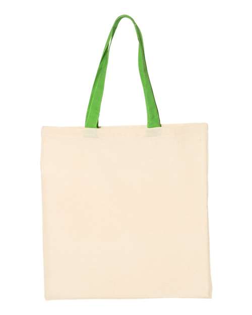 Economical Tote with Contrast-Color Handles | USA Decoration