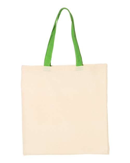 Economical Tote with Contrast-Color Handles | USA Decoration