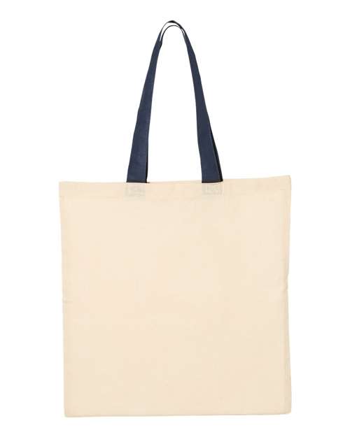 Economical Tote with Contrast-Color Handles | USA Decoration