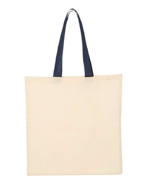 Economical Tote with Contrast-Color Handles | USA Decoration