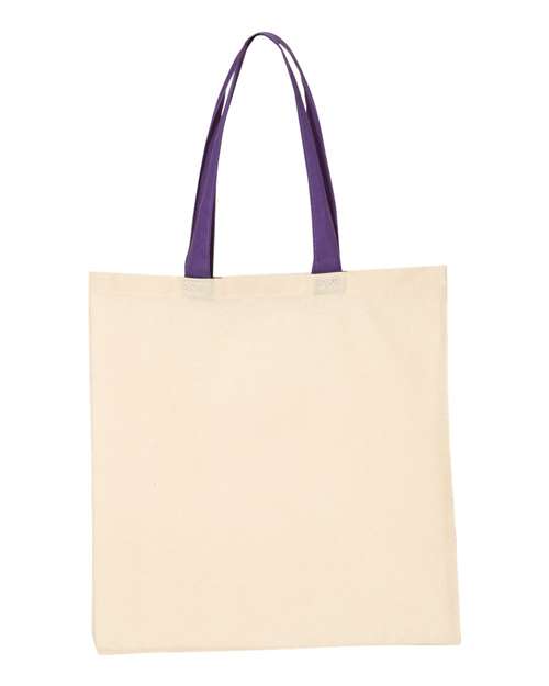Economical Tote with Contrast-Color Handles | USA Decoration