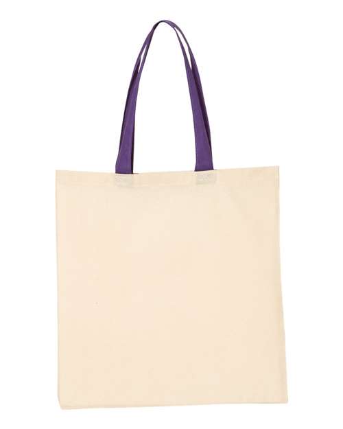 Economical Tote with Contrast-Color Handles | USA Decoration