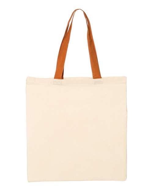Economical Tote with Contrast-Color Handles | USA Decoration