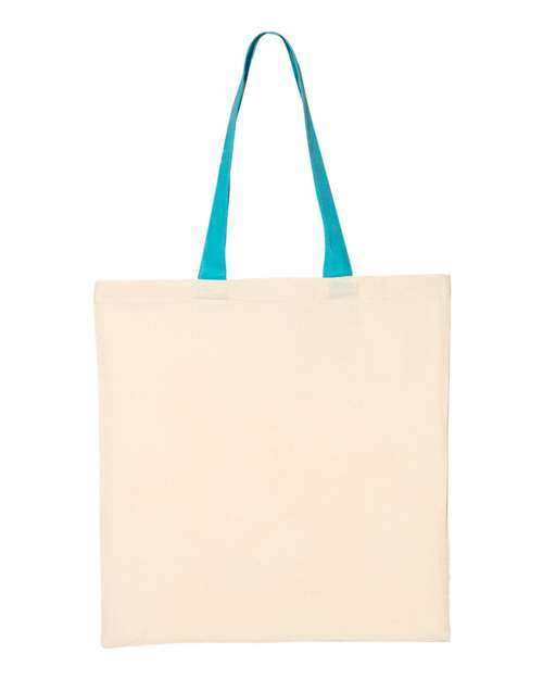 Economical Tote with Contrast-Color Handles | USA Decoration