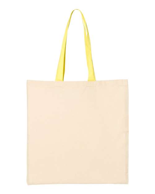 Economical Tote with Contrast-Color Handles | USA Decoration