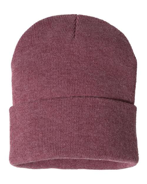12" Solid Cuffed Beanie | USA Decoration