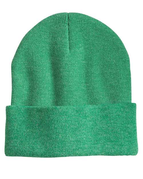 12" Solid Cuffed Beanie | USA Decoration
