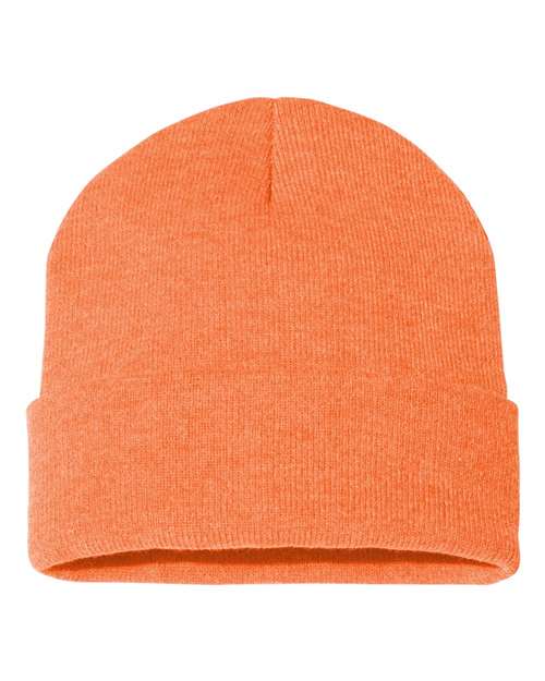 12" Solid Cuffed Beanie | USA Decoration