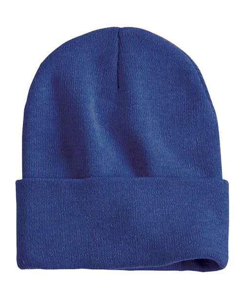 12" Solid Cuffed Beanie | USA Decoration