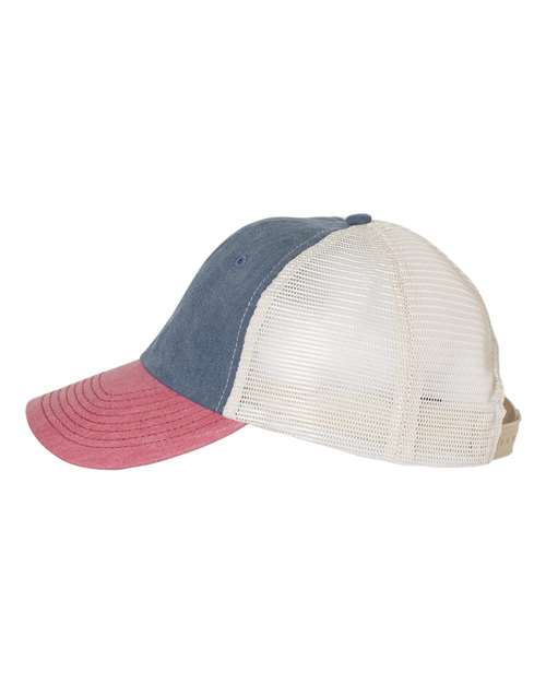 Pigment-Dyed Trucker Cap | USA Decoration