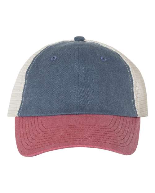 Pigment-Dyed Trucker Cap | USA Decoration