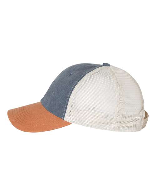 Pigment-Dyed Trucker Cap | USA Decoration