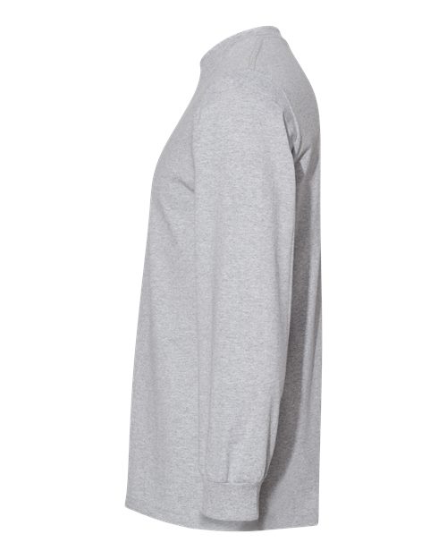 Heavyweight Cotton Long Sleeve Tee | USA Decoration