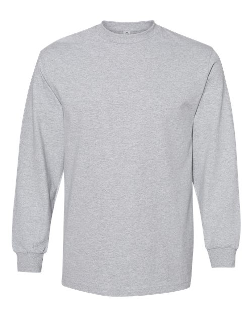 Heavyweight Cotton Long Sleeve Tee | USA Decoration