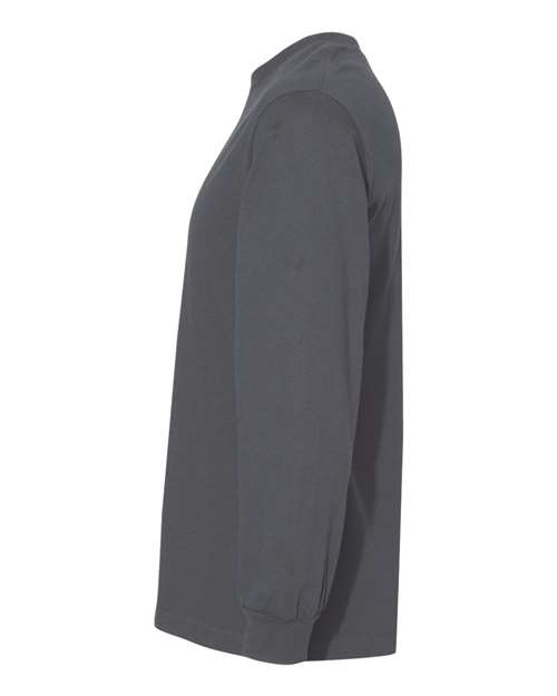 Heavyweight Cotton Long Sleeve Tee | USA Decoration
