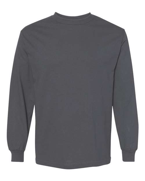 Heavyweight Cotton Long Sleeve Tee | USA Decoration