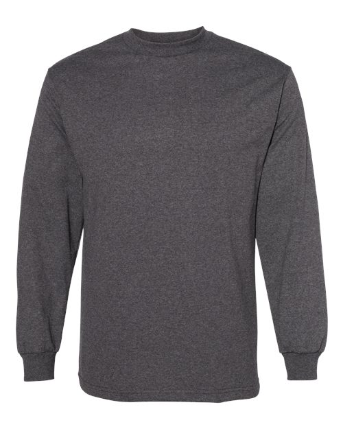Heavyweight Cotton Long Sleeve Tee | USA Decoration