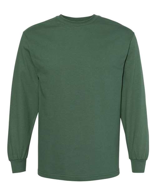 Heavyweight Cotton Long Sleeve Tee | USA Decoration