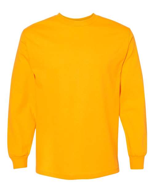 Heavyweight Cotton Long Sleeve Tee | USA Decoration