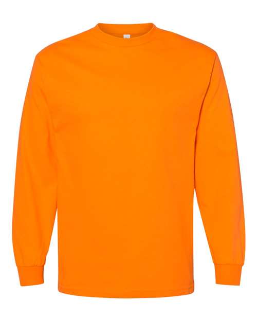 Heavyweight Cotton Long Sleeve Tee | USA Decoration