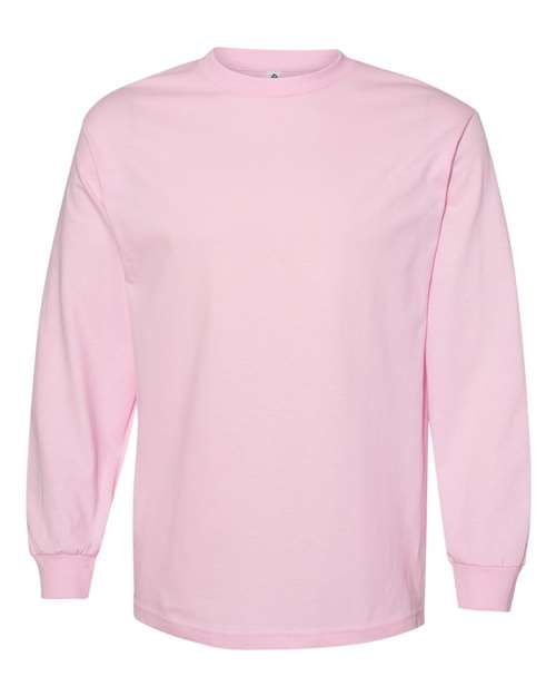 Heavyweight Cotton Long Sleeve Tee | USA Decoration