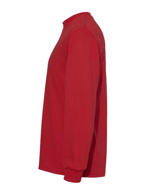 Heavyweight Cotton Long Sleeve Tee | USA Decoration