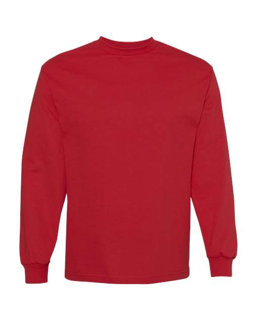 Heavyweight Cotton Long Sleeve Tee | USA Decoration
