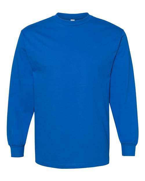 Heavyweight Cotton Long Sleeve Tee | USA Decoration