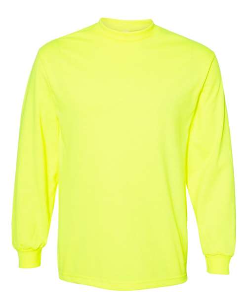 Heavyweight Cotton Long Sleeve Tee | USA Decoration
