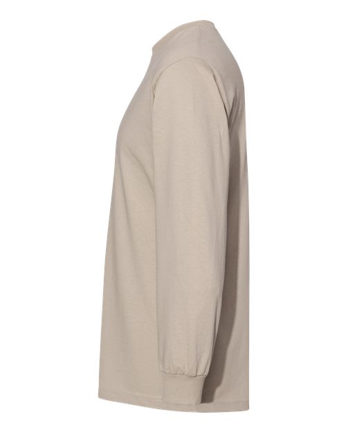 Heavyweight Cotton Long Sleeve Tee | USA Decoration