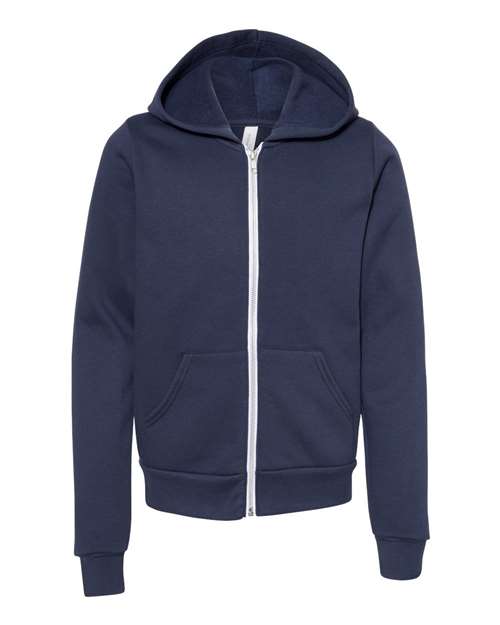 Youth Sponge Fleece Full-Zip Hoodie | USA Decoration