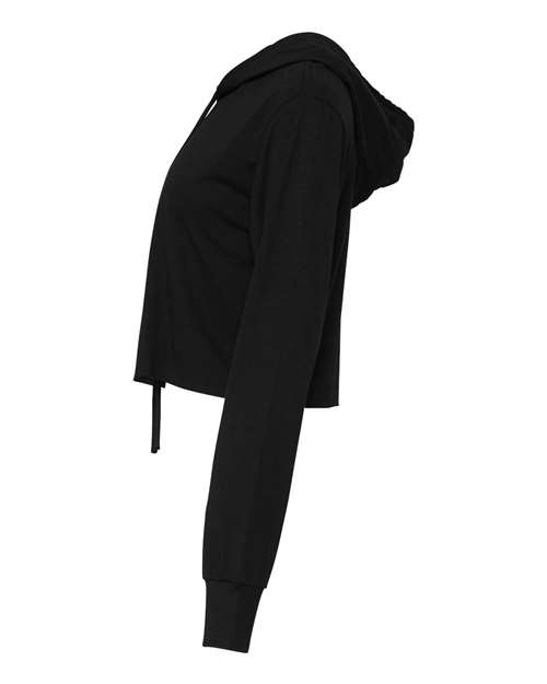Women’s Triblend Crop Long Sleeve Hoodie | USA Decoration