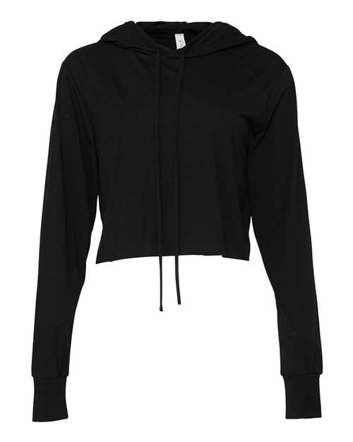 Women’s Triblend Crop Long Sleeve Hoodie | USA Decoration