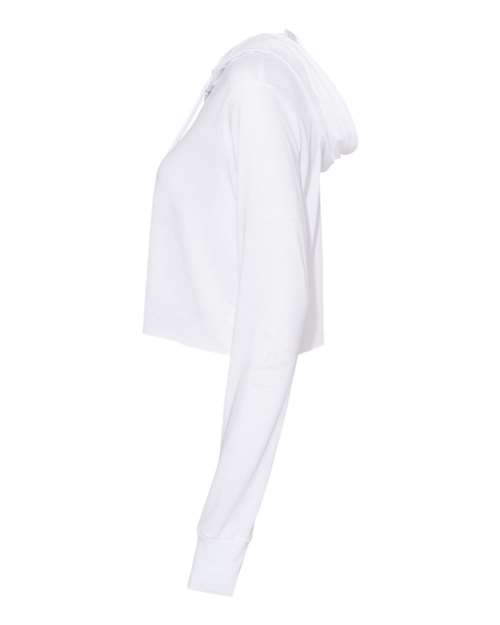 Women’s Triblend Crop Long Sleeve Hoodie | USA Decoration