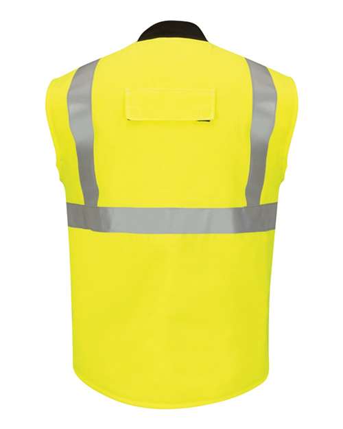 Hi Vis Insulated Vest with Reflective Trim - CoolTouch®2 | USA Decoration
