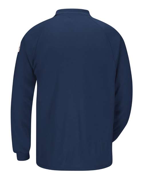 Classic Mens Long Sleeve Polo | USA Decoration