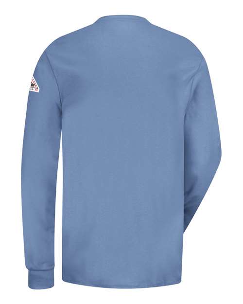 Long Sleeve Tagless Henley Shirt - Tall Sizes | USA Decoration