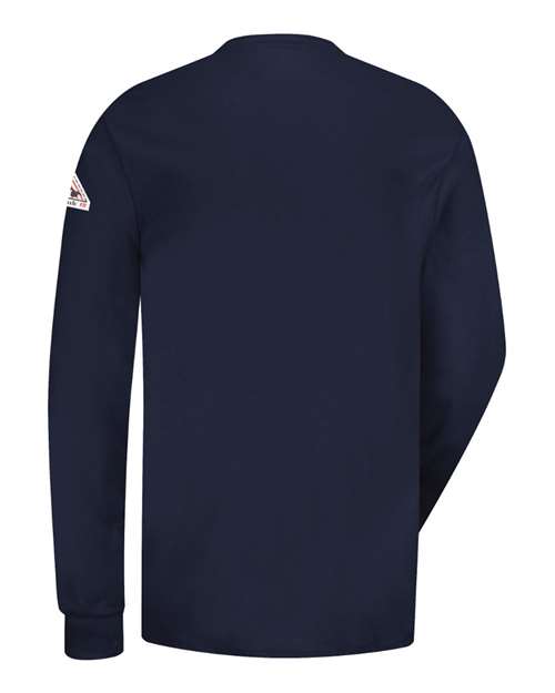 Long Sleeve Tagless Henley Shirt - Tall Sizes | USA Decoration