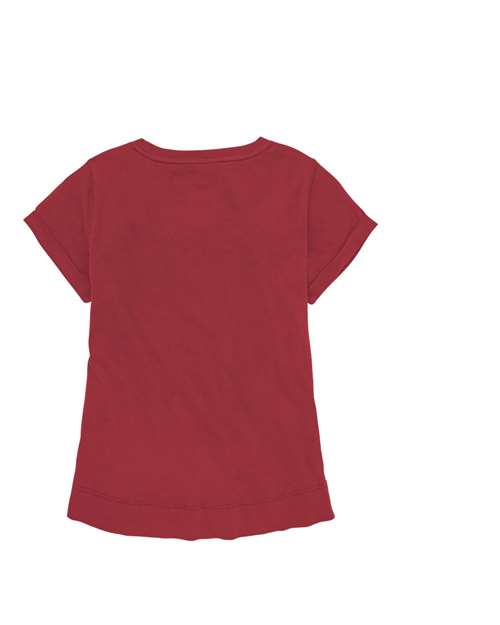 Women's Vintage Cuff Short Sleeve T-Shirt | USA Decoration