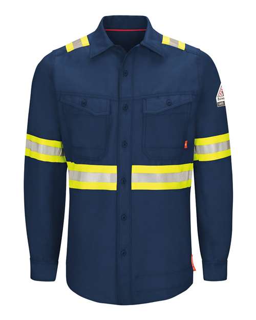 iQ Series® Endurance Enhanced Visibility Work Shirt - Tall Sizes | USA Decoration