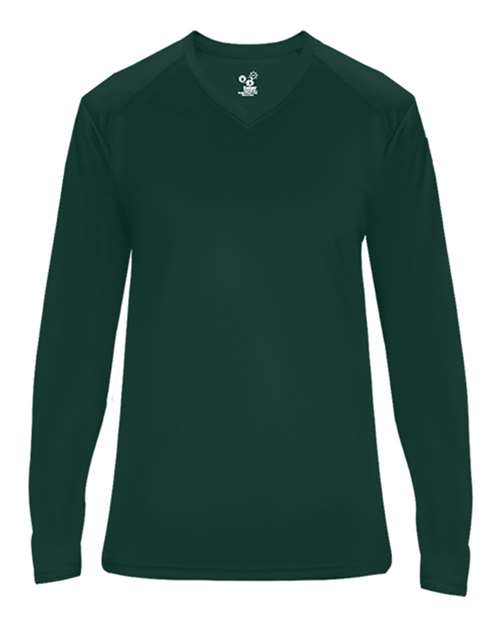 Ultimate SoftLock™ Women's V-Neck Long Sleeve T-Shirt | USA Decoration