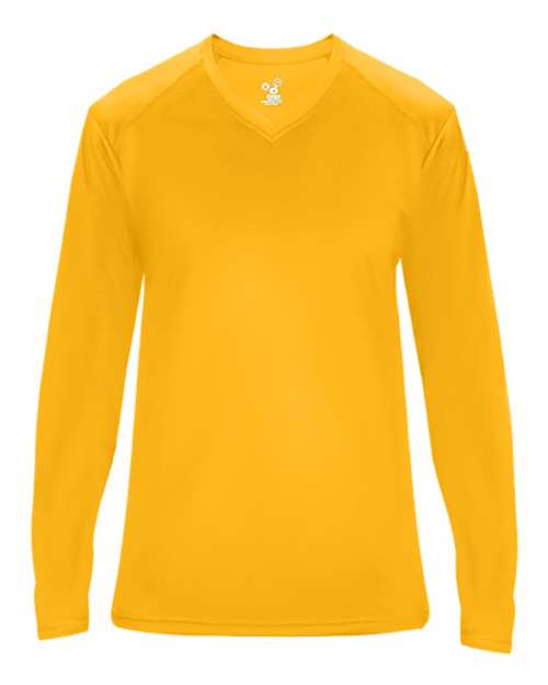 Ultimate SoftLock™ Women's V-Neck Long Sleeve T-Shirt | USA Decoration