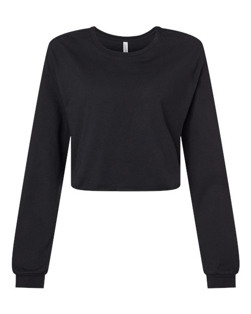 FWD Fashion Women's Crop Long Sleeve Tee | USA Decoration