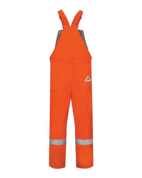 Deluxe Insulated Bib Overall with Reflective Trim - EXCEL FR® ComforTouch - Tall Sizes | USA Decoration